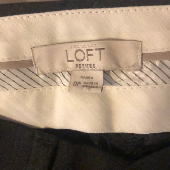 LOFT Pants - Dark grey dress pants (petite)